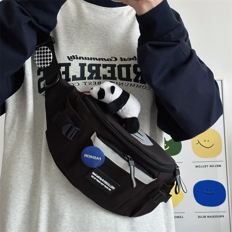 Men's Tooling Style Fashion Large Capacity Versatile Men's Chest Bags