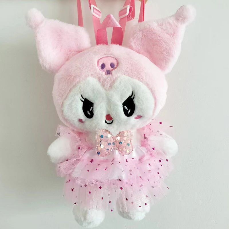 Innovative Plush Cartoon Cute Clow Gift Backpacks