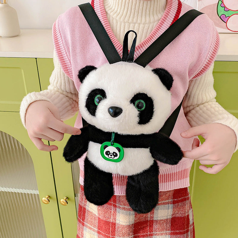 National Treasure Panda Doll Female Crane Machines Backpacks
