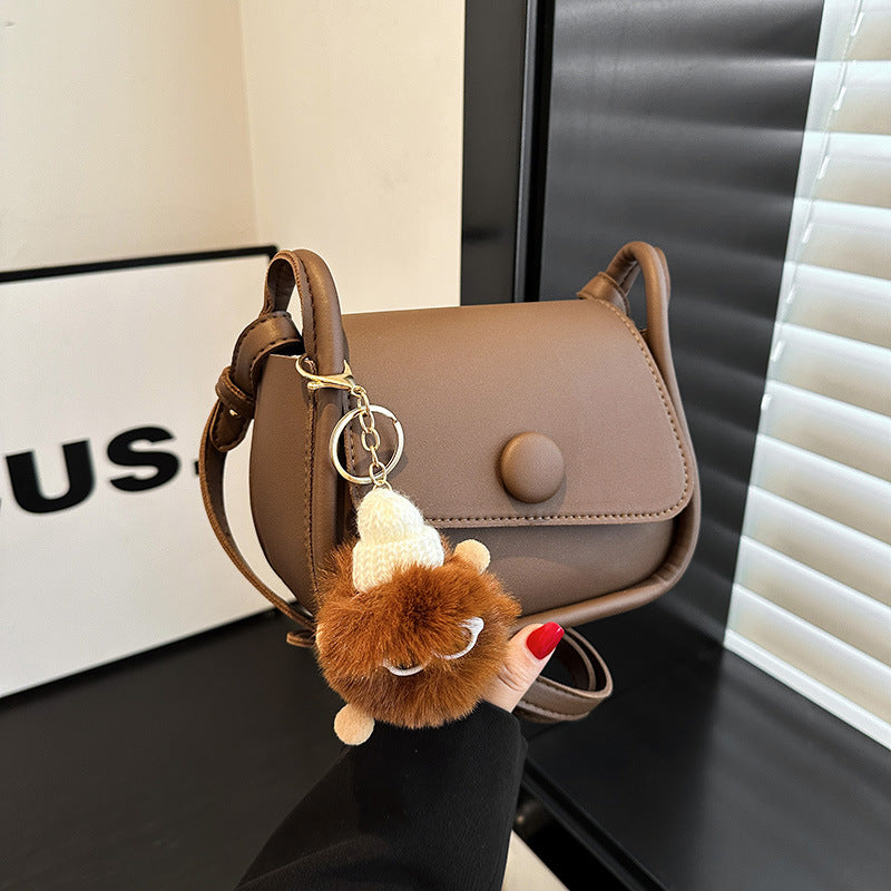 Women's Retro Contrast Color Fashionable Western Style Shoulder Bags