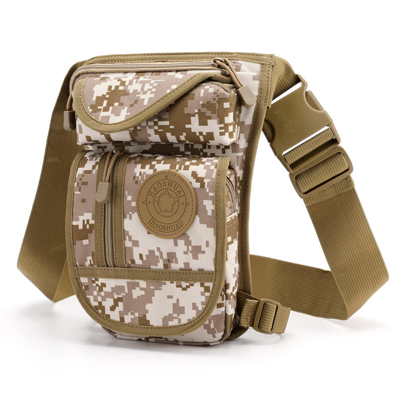 Multifunctional Fashion Nylon Leg Pannier Convenient Men's Waist Packs