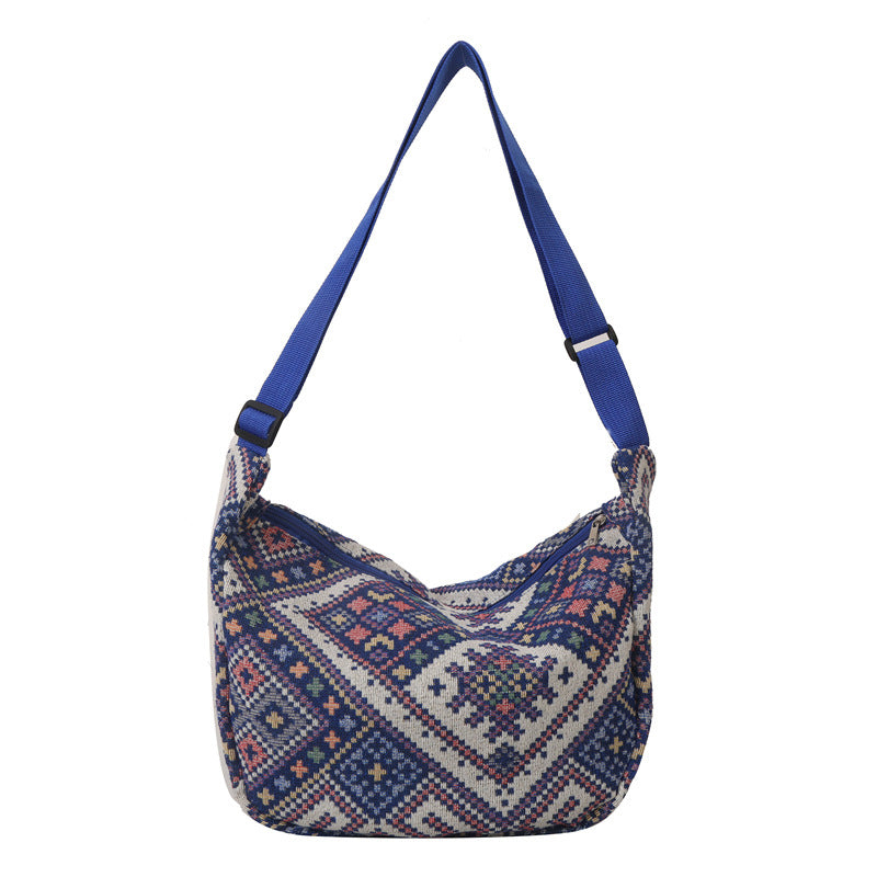 Women's National Fashion Ethnic Style Dumpling Color Crossbody Bags