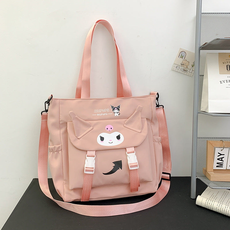 Women's Simple Fresh Fashion College Class Tuition Shoulder Bags
