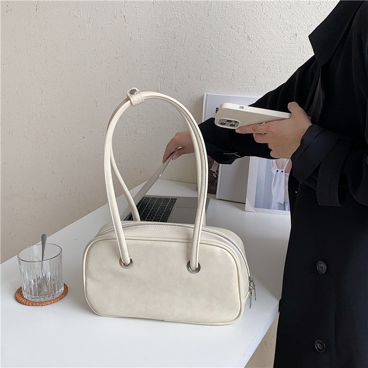 Women's Simple Large Capacity High Sense Leather Handbags