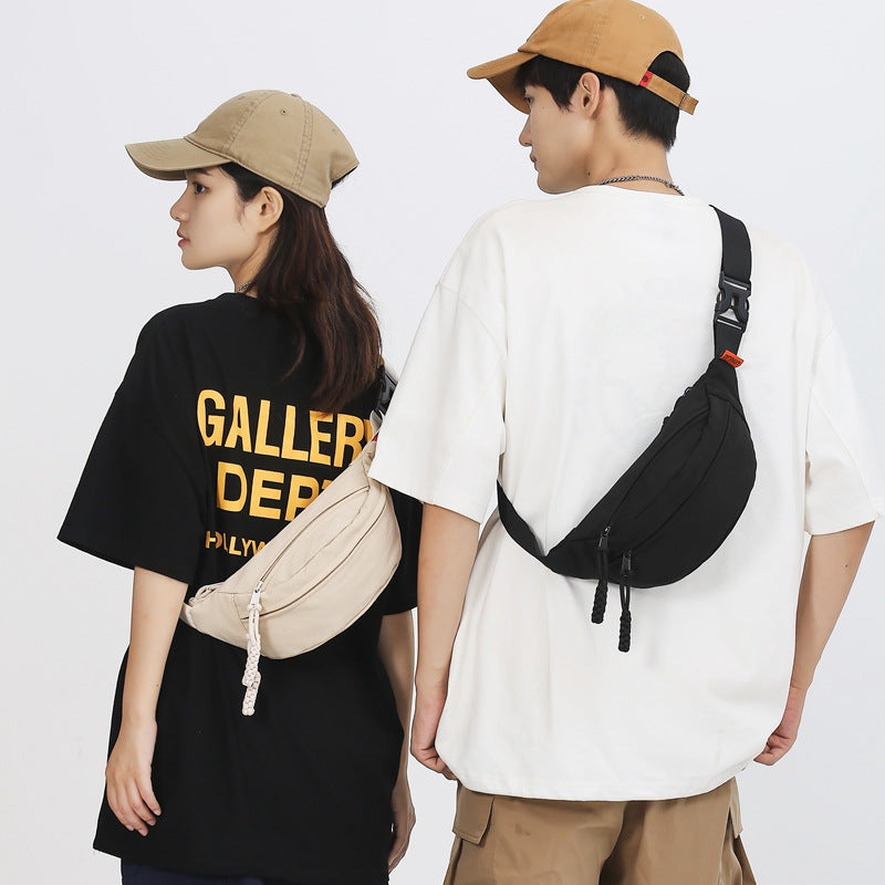 Men's Individual Style Simple Trendy Cool Men's Chest Bags
