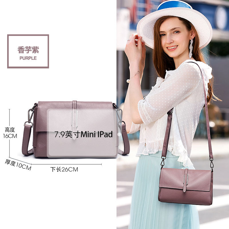 Women's Leather Trendy Summer Fashion Cowhide Single Shoulder Bags