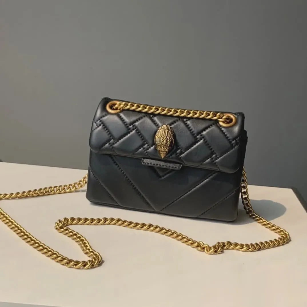 Women's Rhombus Chain Eagle Head Lion Crossbody Bags