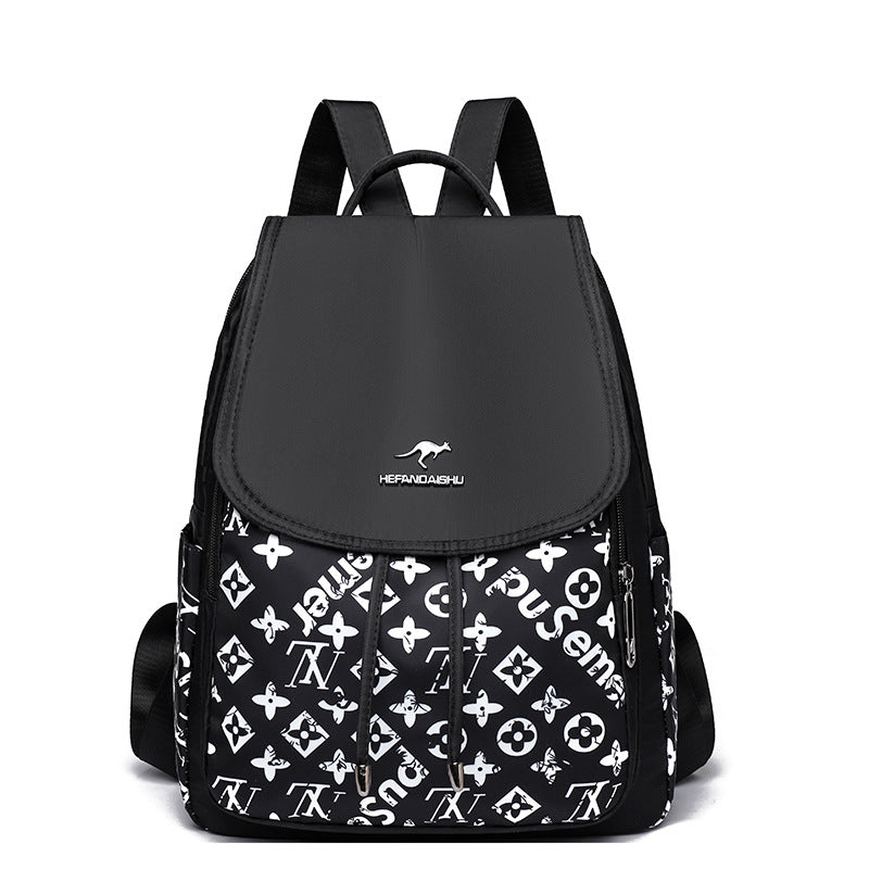 Women's Fashion Korean Style Printed Large Capacity Backpacks
