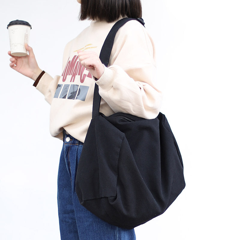 Simple Canvas Leisure Forest Artistic Cloth Crossbody Bags