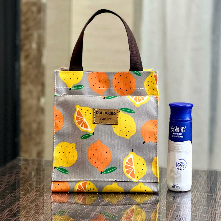 Korean Style Waterproof Lunch Box Commuter Make-up File Handbags