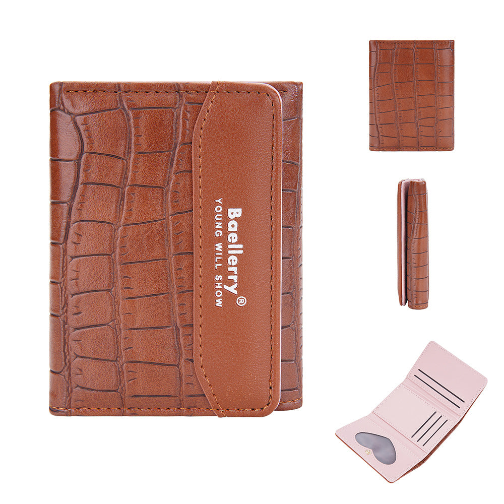 Women's Vertical Fashion Tassel Multiple Slots Purses