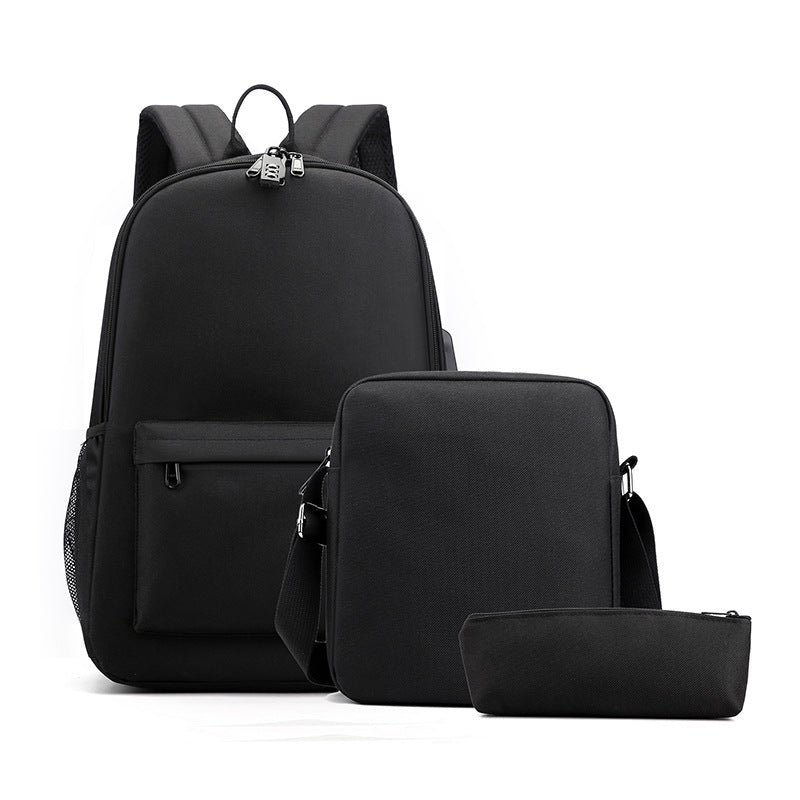 Popular Convenient Charging Two-piece Pencil Computer Backpacks