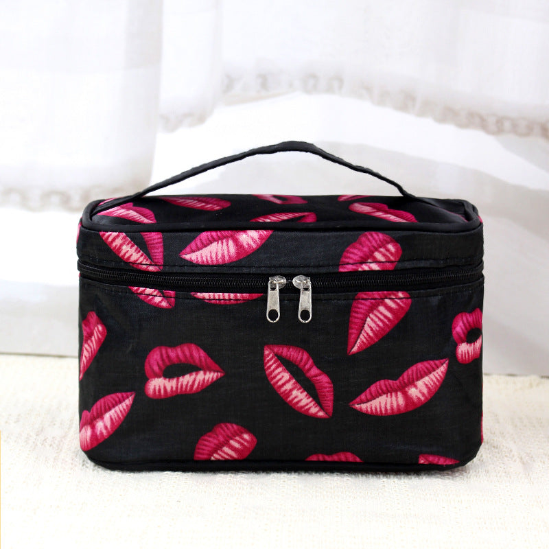 Classic Clutch With Mirror Storage Wash Cosmetic Bags