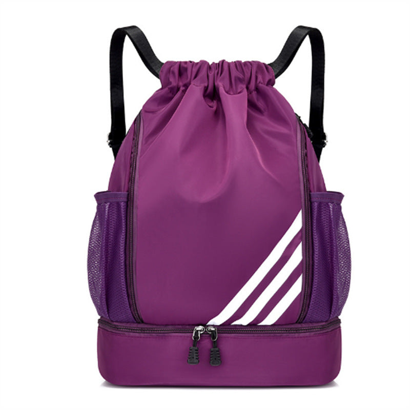 Women's Creative Drawstring Basketball Gift Printable Backpacks