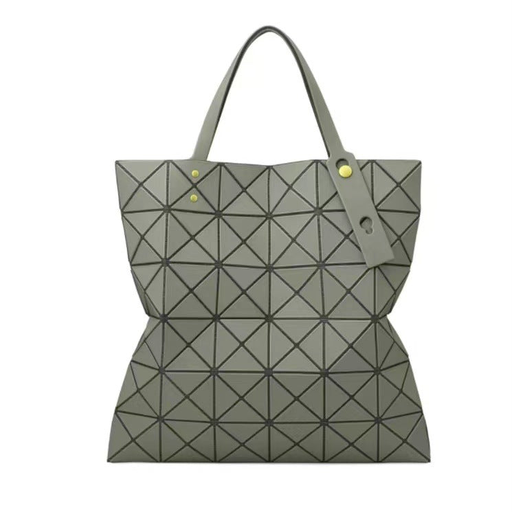 Women's March Grid Frosted Matte Surface Diamond Shoulder Bags