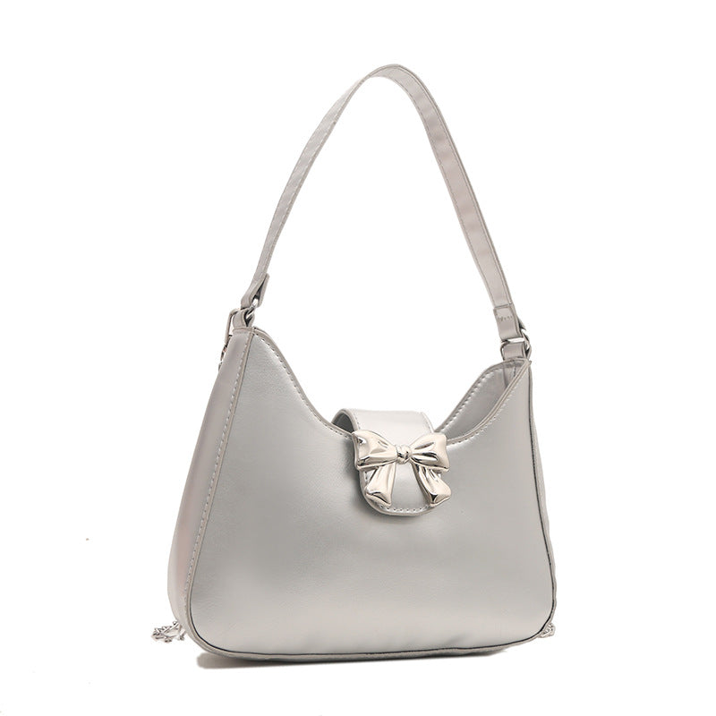 Women's Fashion Bowknot Decorative Spring Popular Chain Crossbody Bags