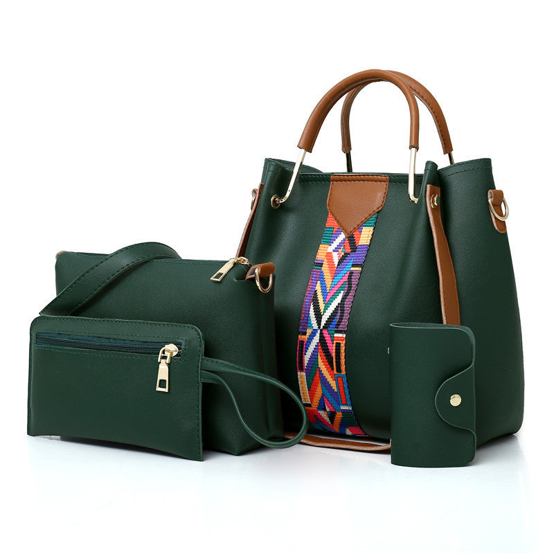 Women's Mother Large Capacity Trendy Contrast Color Bags