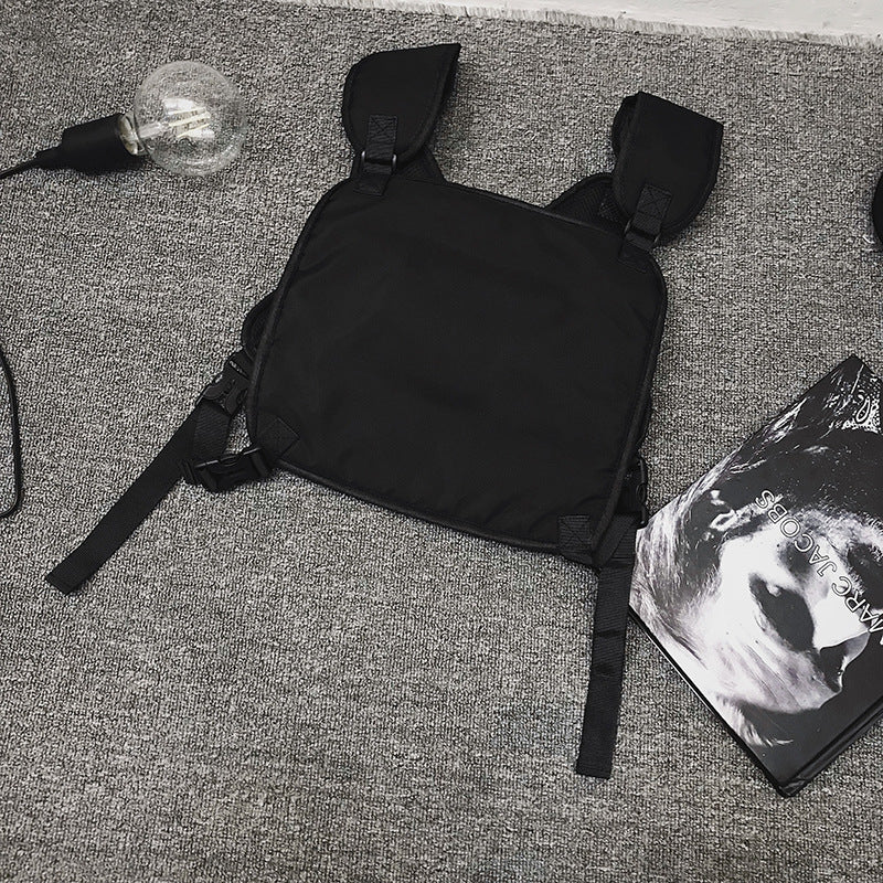 Women's & Men's Street Trend And Combat Fashion Vest Couple Men's Chest Bags