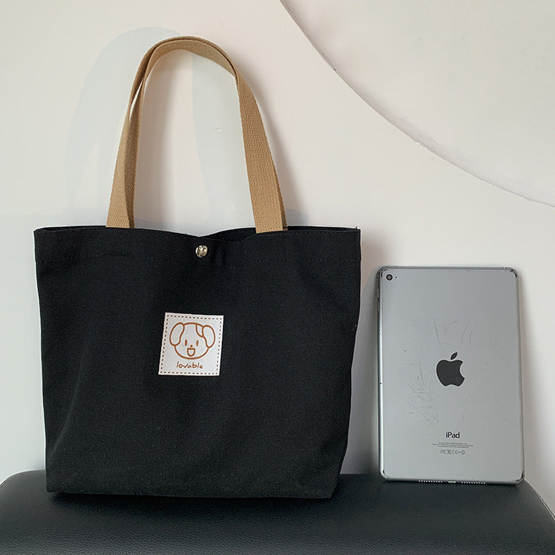Women's Cute Cartoon Tutorial Lunch Size Handbags