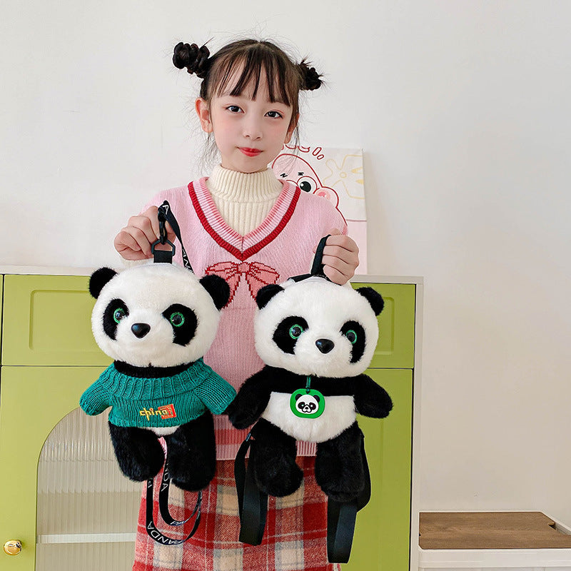 National Treasure Panda Doll Female Crane Machines Backpacks