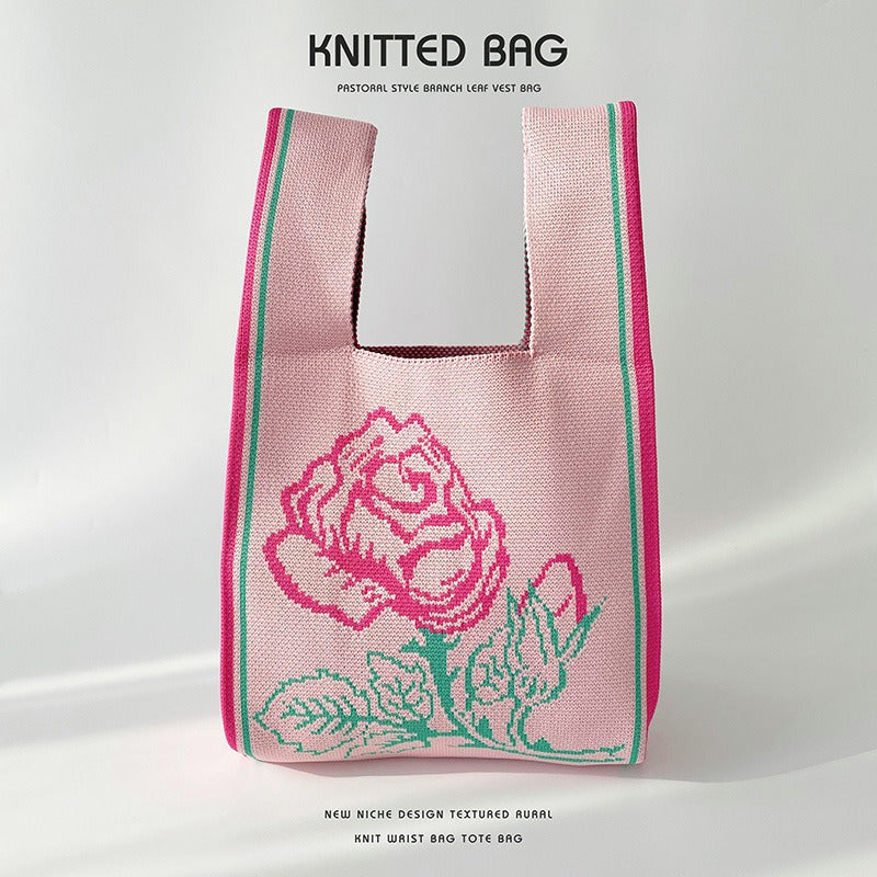 Series Knitted Versatile Large Capacity Commuter Holiday Bags