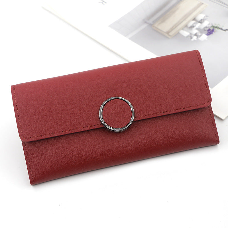 Women's Long Korean Style Simple Clutch Ladies Wallet