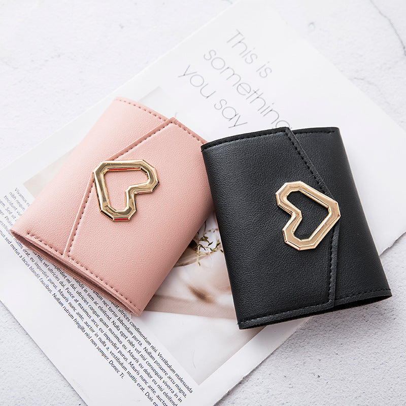 Popular Glamorous Women's Three Fold Love Handbags