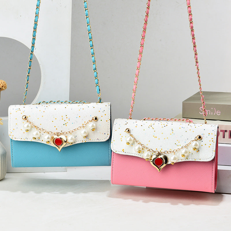 Women's Fashion Chain Western Style Sequin Crossbody Bags