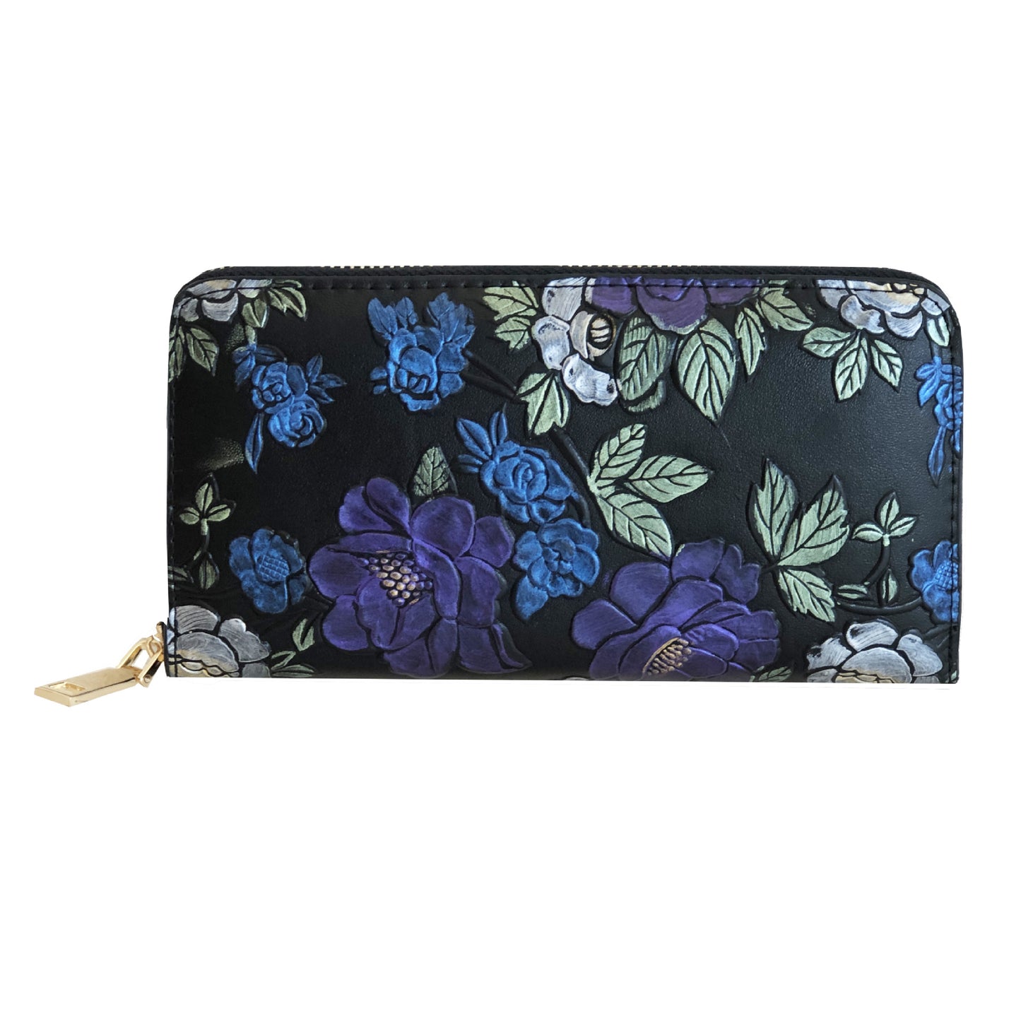 Women's Long Fashion Embossing Zipper Lady's Mobile Ladies Wallets
