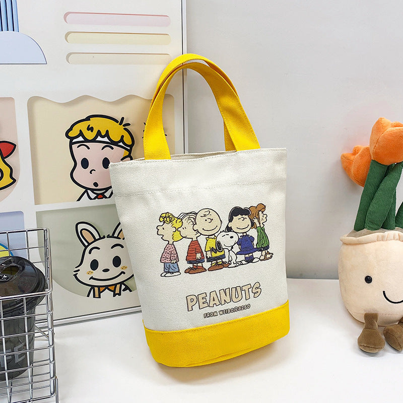 Glamorous Canvas Cartoon Printed Animal Letter Bags