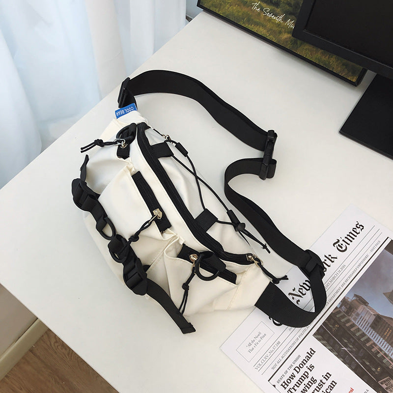 Men's Fashion Versatile Tooling Simple Couple Men's Chest Bags