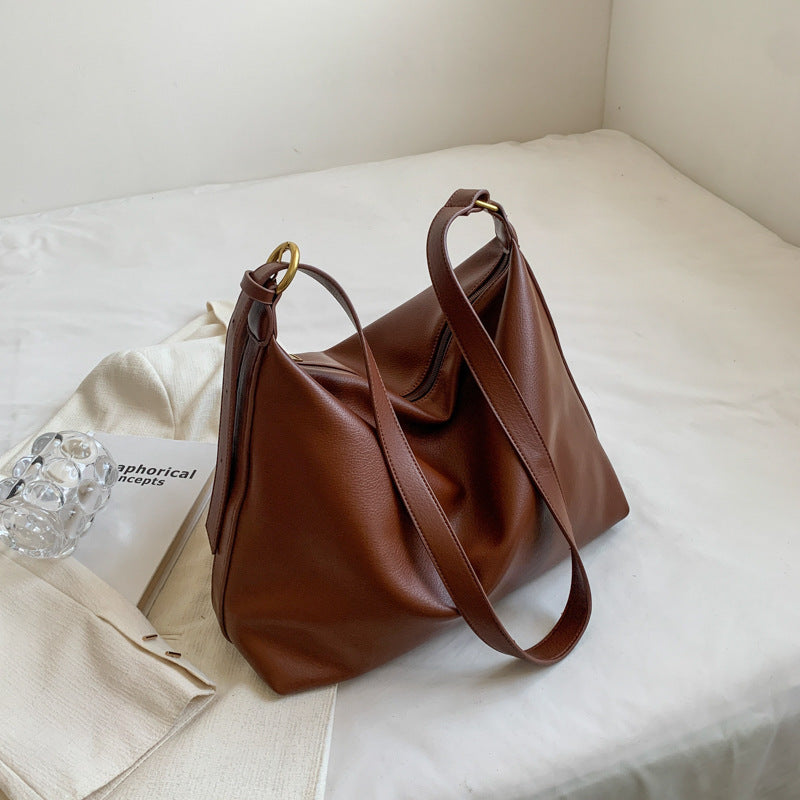 Women's Large Capacity Single College Class Retro Crossbody Bags