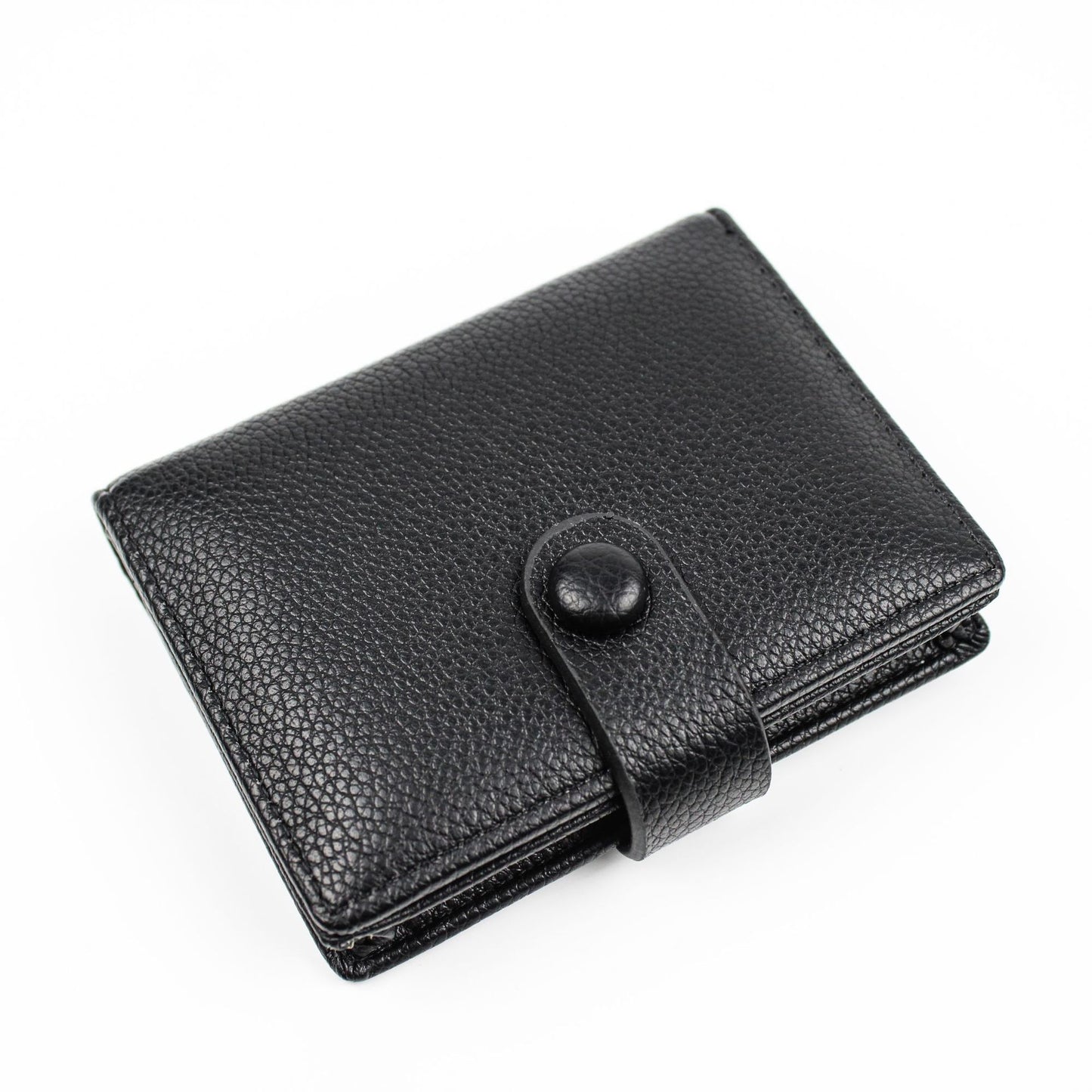 Business Plus Circumference Litchi Pattern Large Card Holder