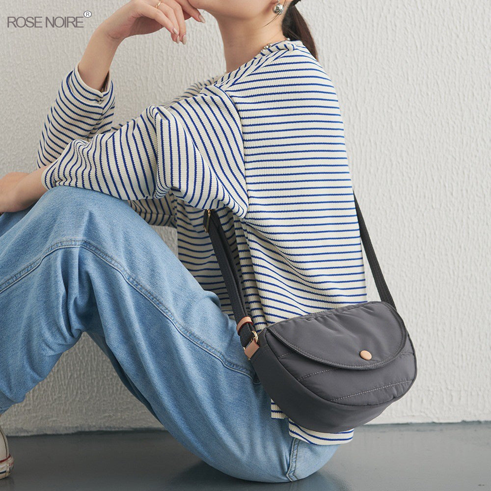 Comfortable Women's Unique Nylon Round Fashion Shoulder Bags