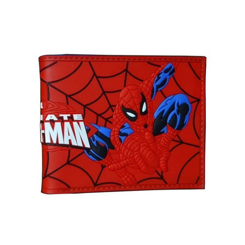 Men's Heros Short Black Spider Green Less Ladies Wallets