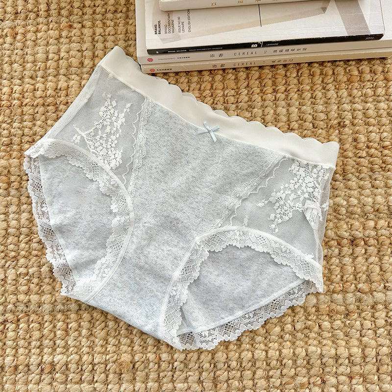 Women's Camellia Antibacterial Class Cotton Four Free One Panties