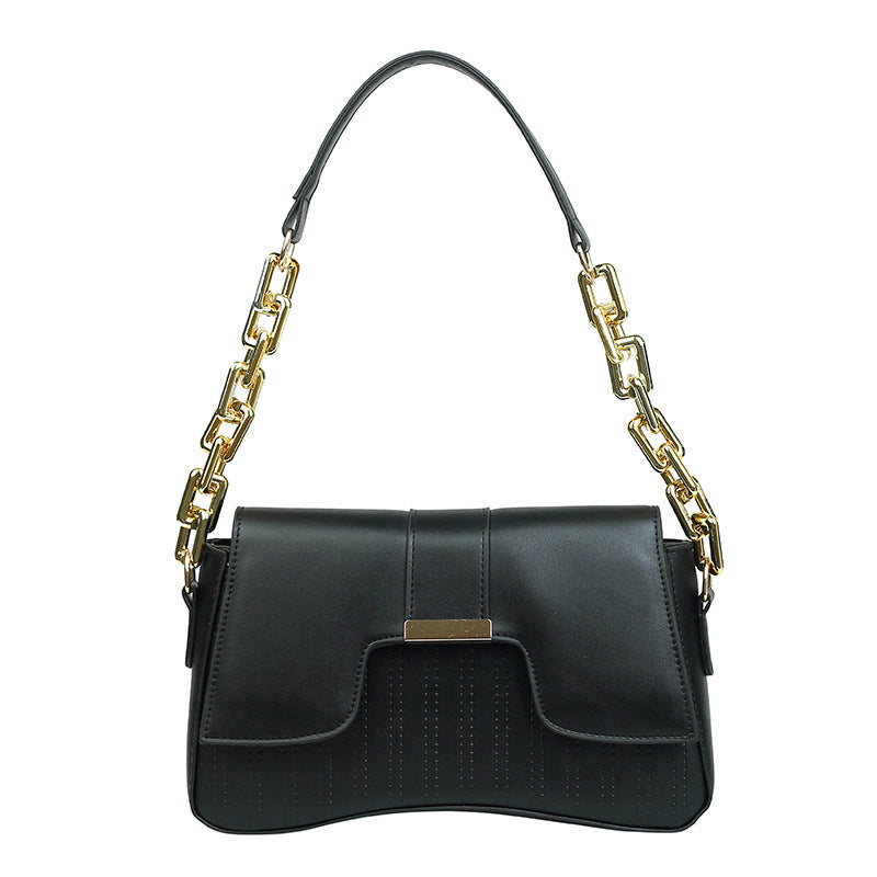 Women's Temperament Commute Chain Underarm Western Shoulder Bags
