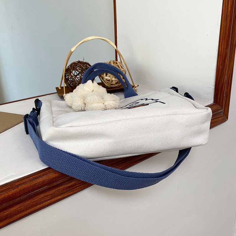 Cute Canvas Female Class Korean Style Shoulder Bags