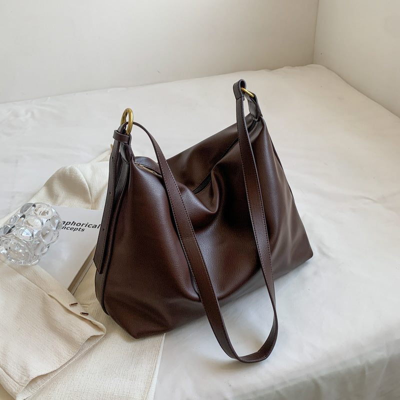Women's Large Capacity Single College Class Retro Crossbody Bags