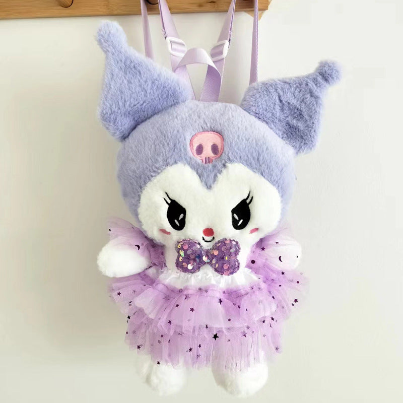 Innovative Plush Cartoon Cute Clow Gift Backpacks