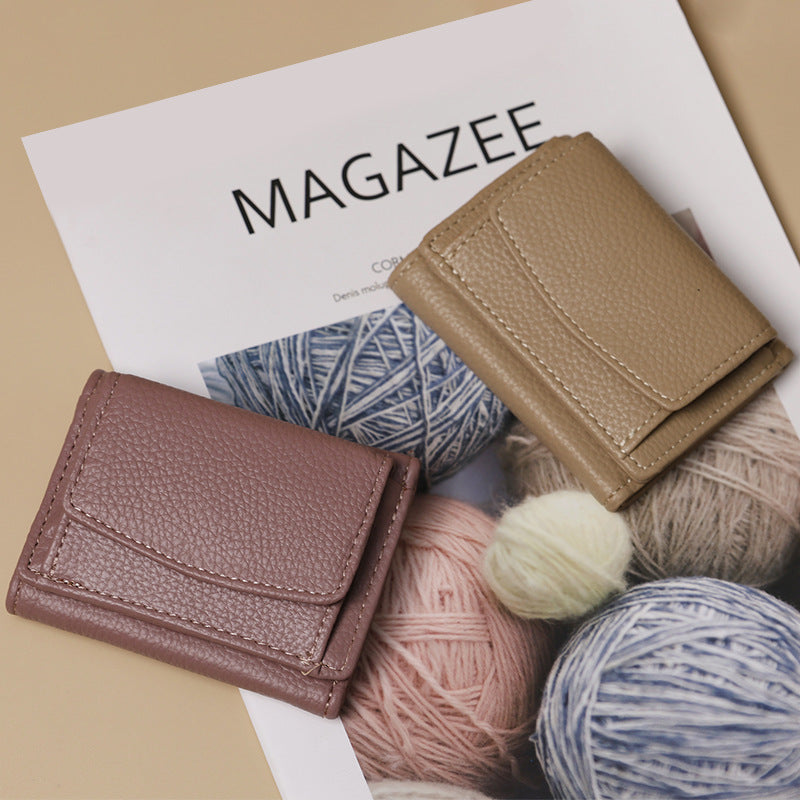 Unique Women's Innovative Creative Lychee Pattern Ladies Wallets