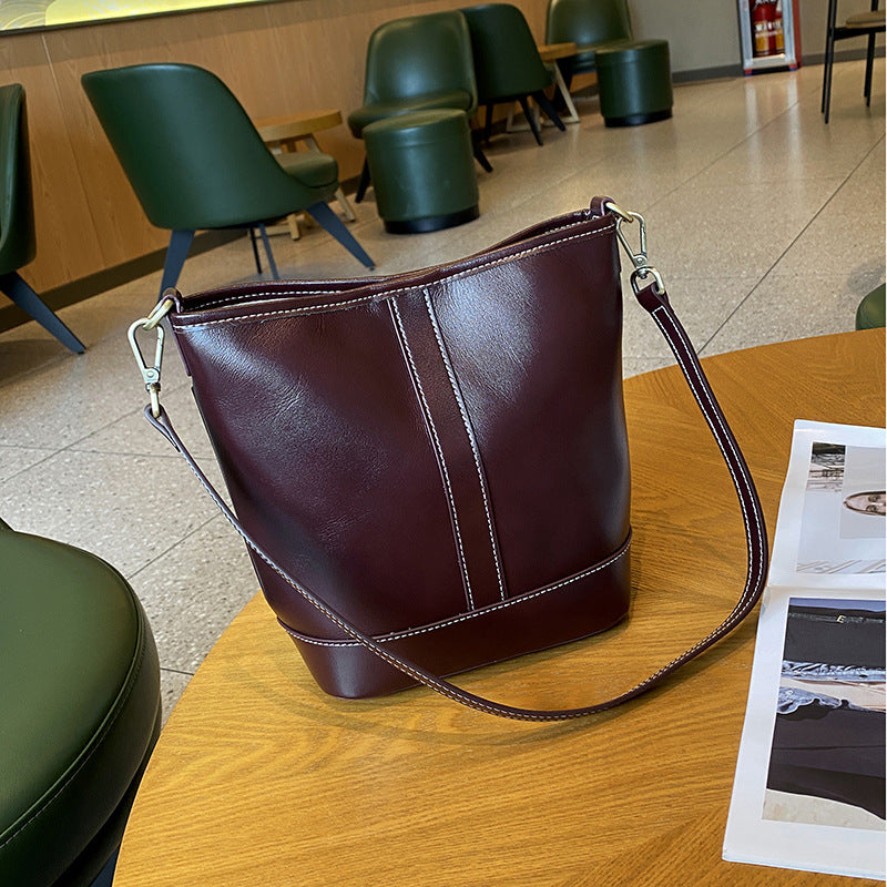 Women's Advanced Commuter Spring Leather Underarm Shoulder Bags