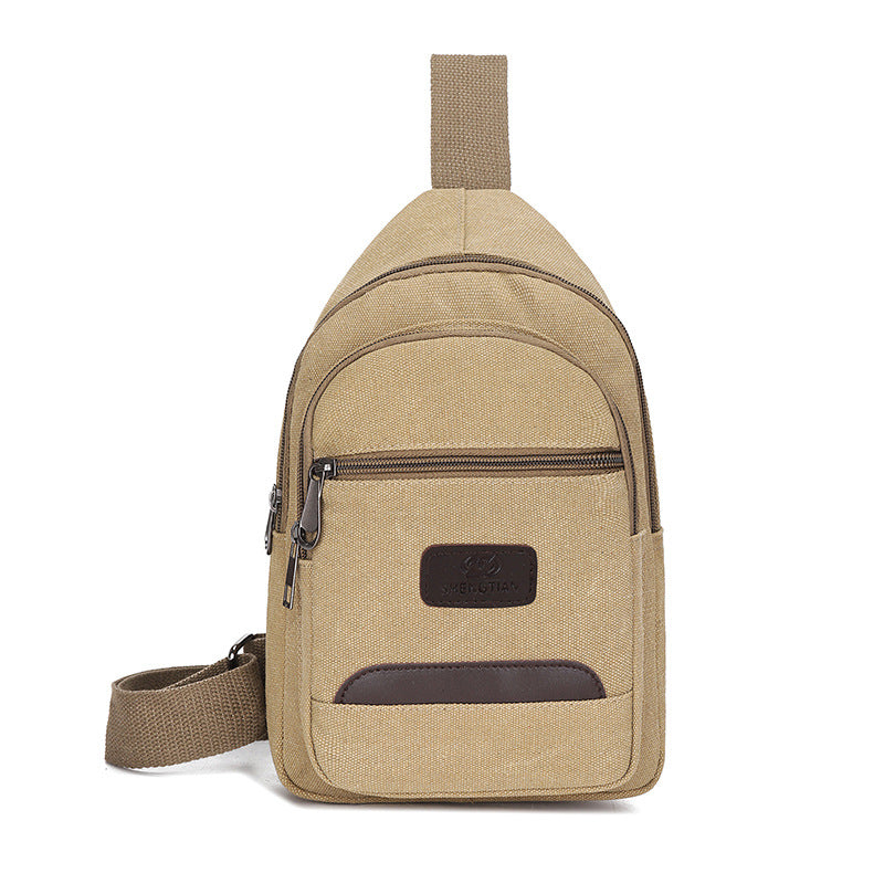Men's Large Capacity Convenient Work Canvas Men's Chest Bags