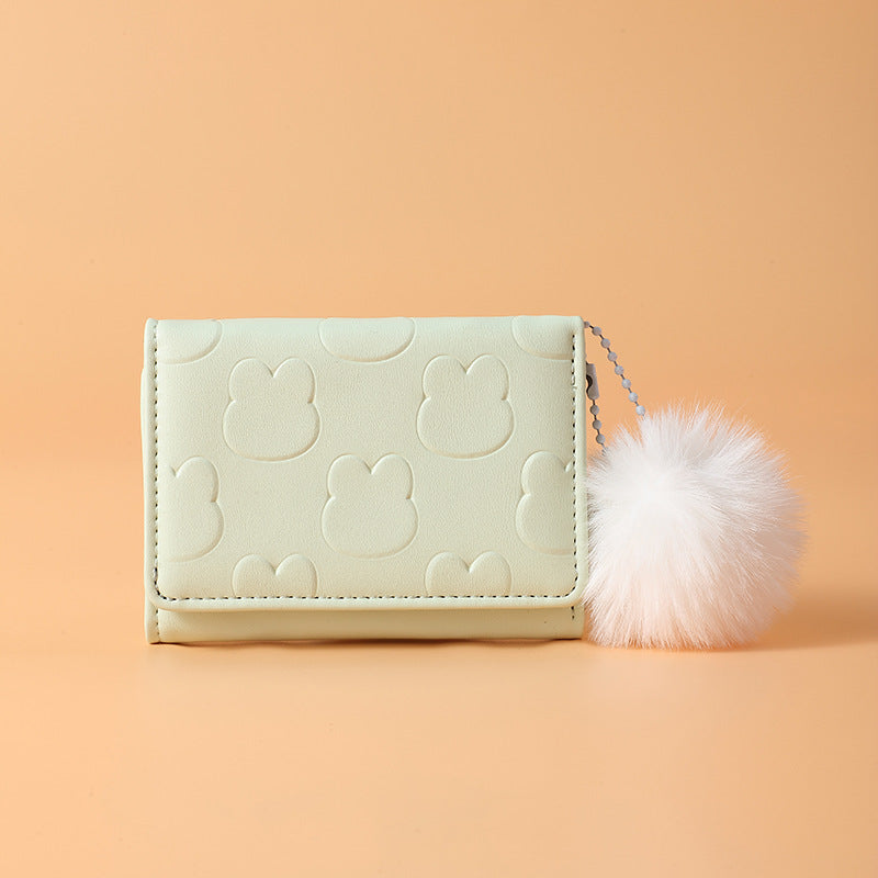 Women's Short Solid Color Spring Pattern Simple Ladies Wallets