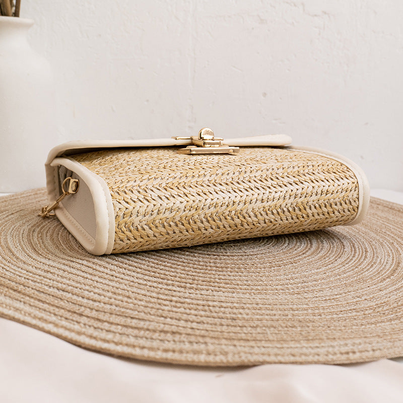 Comfortable Women's Straw Trendy Pouches Woven Crossbody Bags