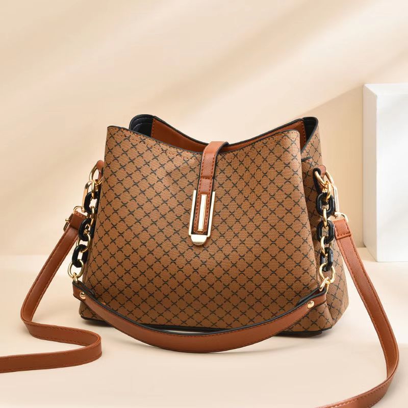 Women's Retro Pattern Fashion Large Capacity Handbags