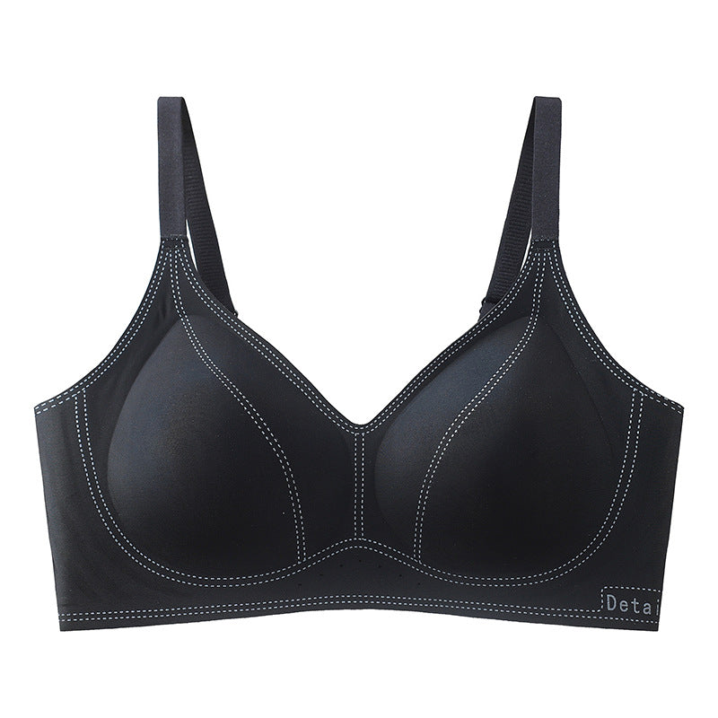 Women's Small Chest Push Up Large Ring Everyday Bras
