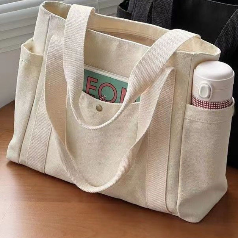 Capacity Canvas Out Good-looking Art Book Bags
