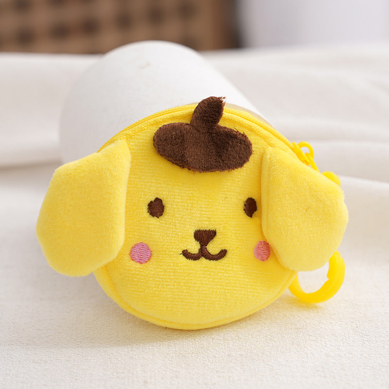 Cartoon Plush Big Ears Dog Gift Coin Purses