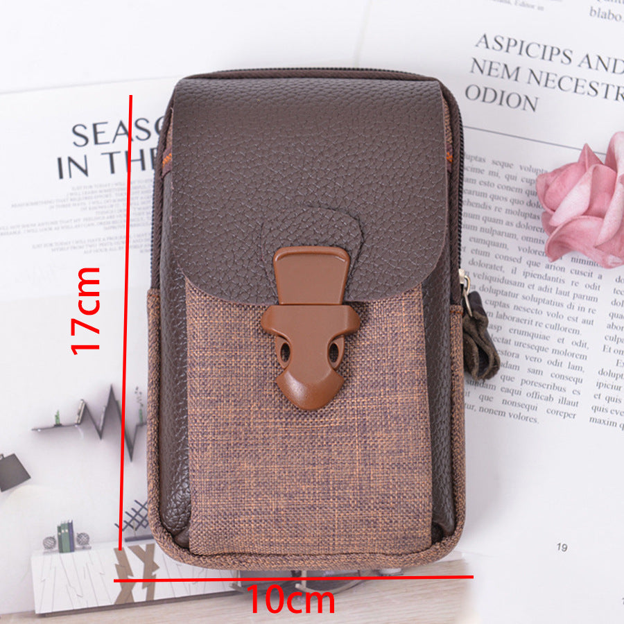 Fashion Inch Mobile Cigarette Construction Site Men's Waist Packs